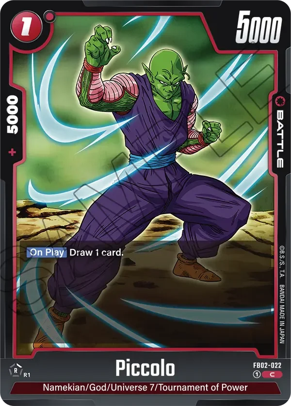 Piccolo, Blazing Aura FB02-022
