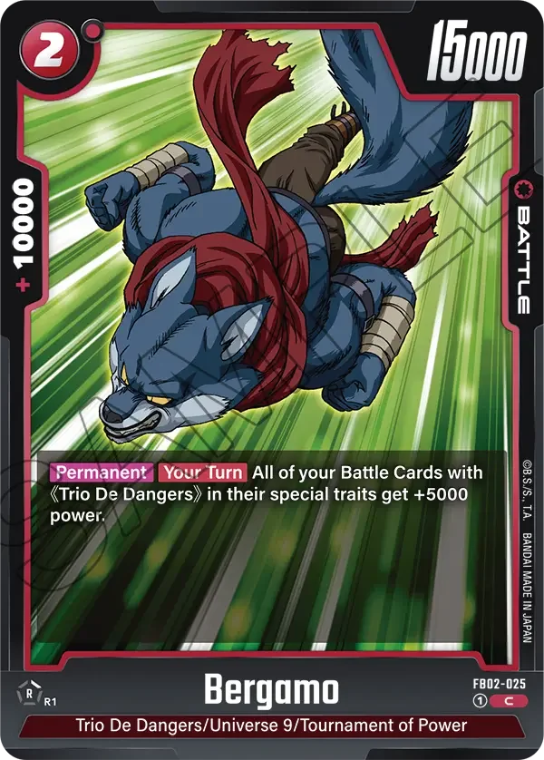 Bergamo, Blazing Aura FB02-025
