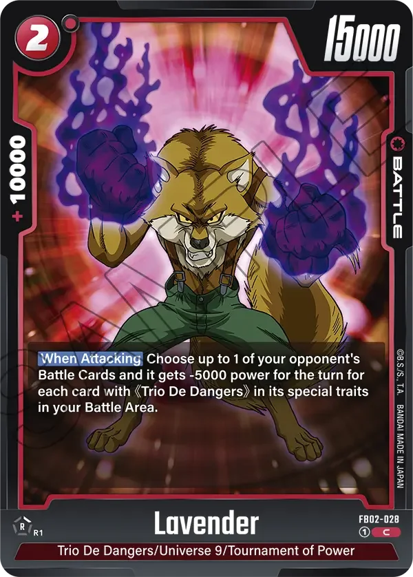 Lavender, Blazing Aura FB02-028