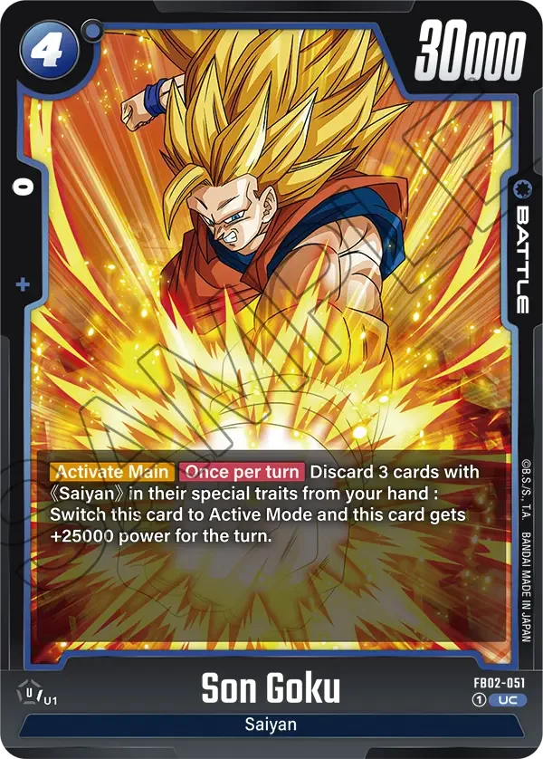Son Goku, Blazing Aura FB02-051