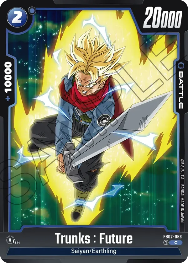 Trunks : Future, Blazing Aura FB02-053