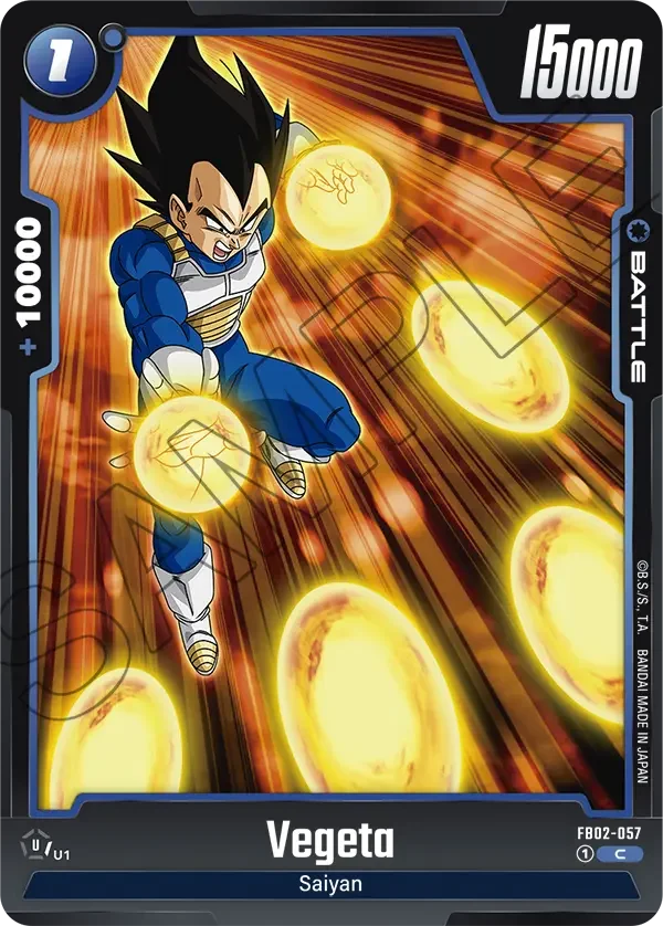 Vegeta, Blazing Aura FB02-057