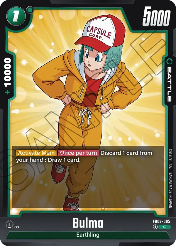 Bulma, Blazing Aura FB02-095