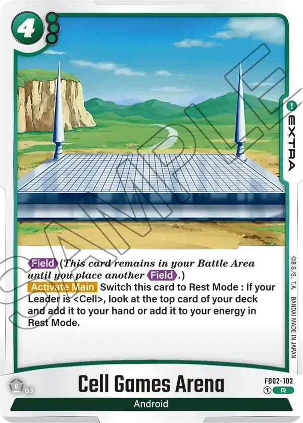 Cell Games Arena, Blazing Aura FB02-102