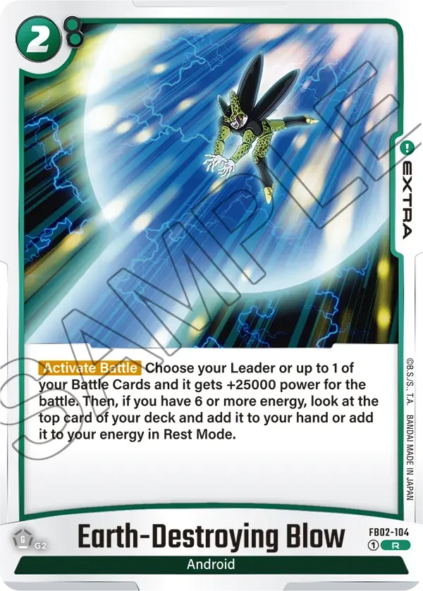 Earth-Destroying Blow, Blazing Aura FB02-104