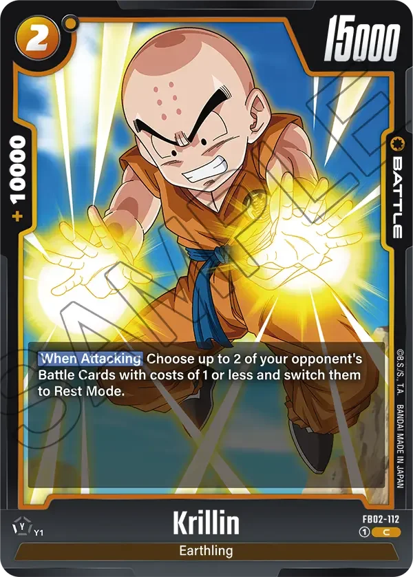 Krillin, Blazing Aura FB02-112