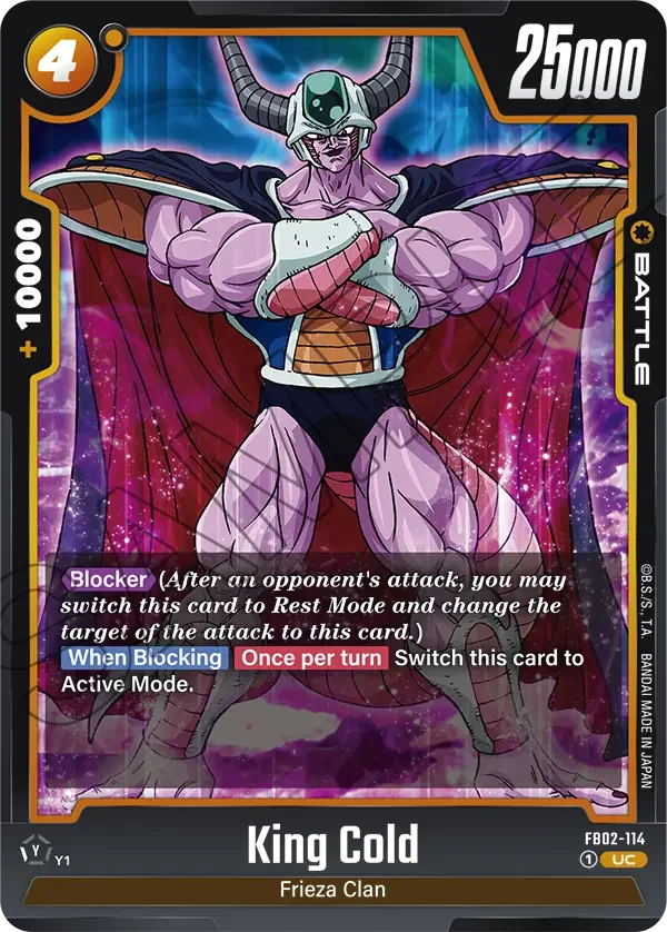 King Cold, Blazing Aura FB02-114