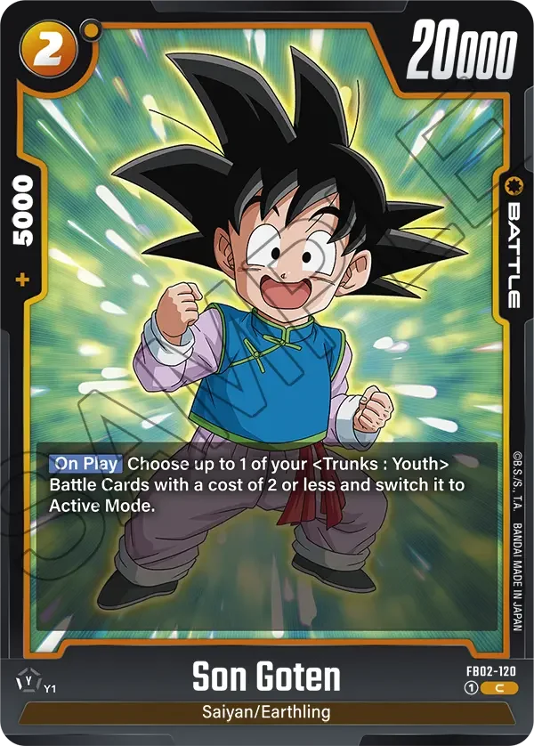 Son Goten, Blazing Aura FB02-120