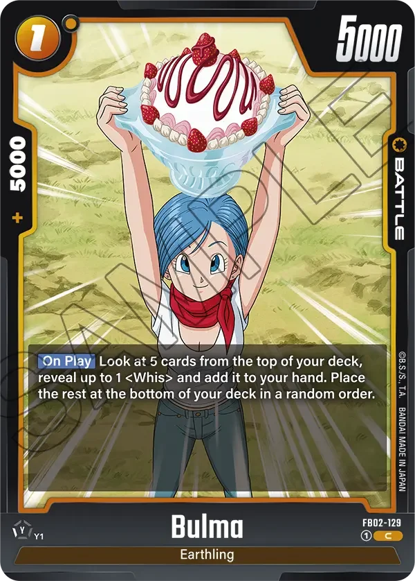 Bulma, Blazing Aura FB02-129