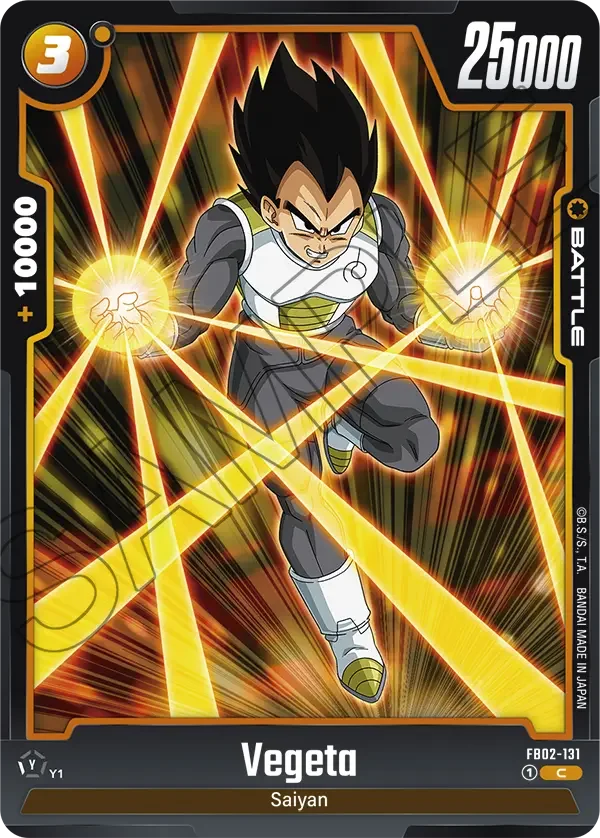 Vegeta, Blazing Aura FB02-131
