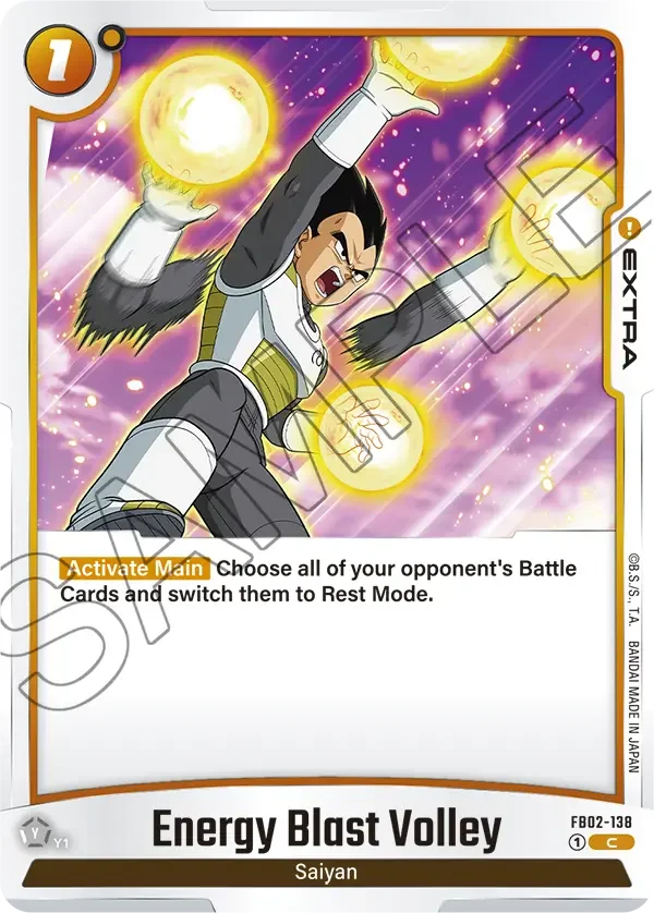 Energy Blast Volley, Blazing Aura FB02-138