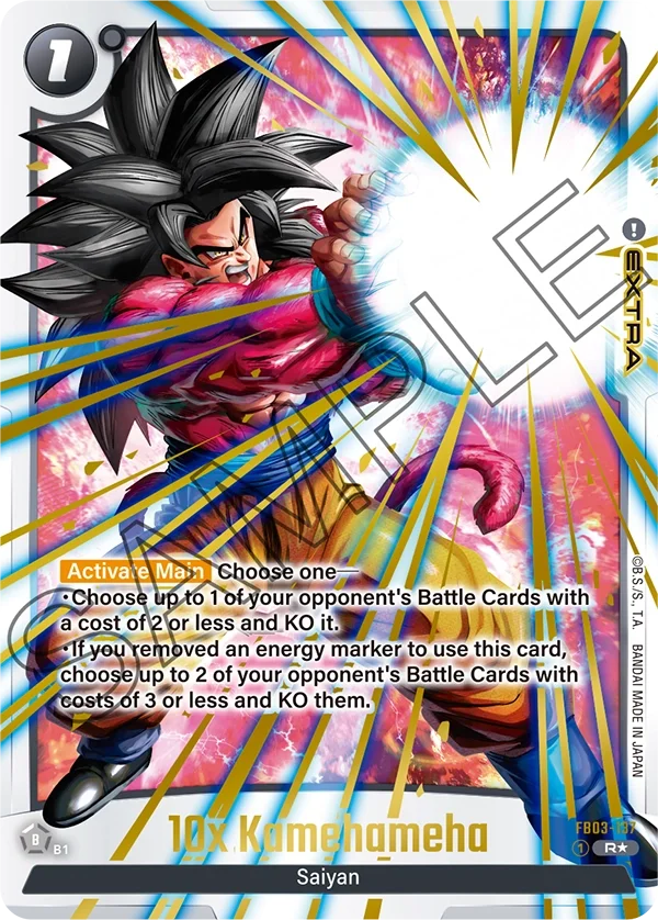 10x Kamehameha, New Adventure Alternate Art Reprints FB03-137
