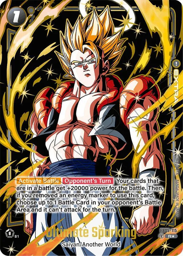 Ultimate Sparking, New Adventure Alternate Art Reprints FB05-115