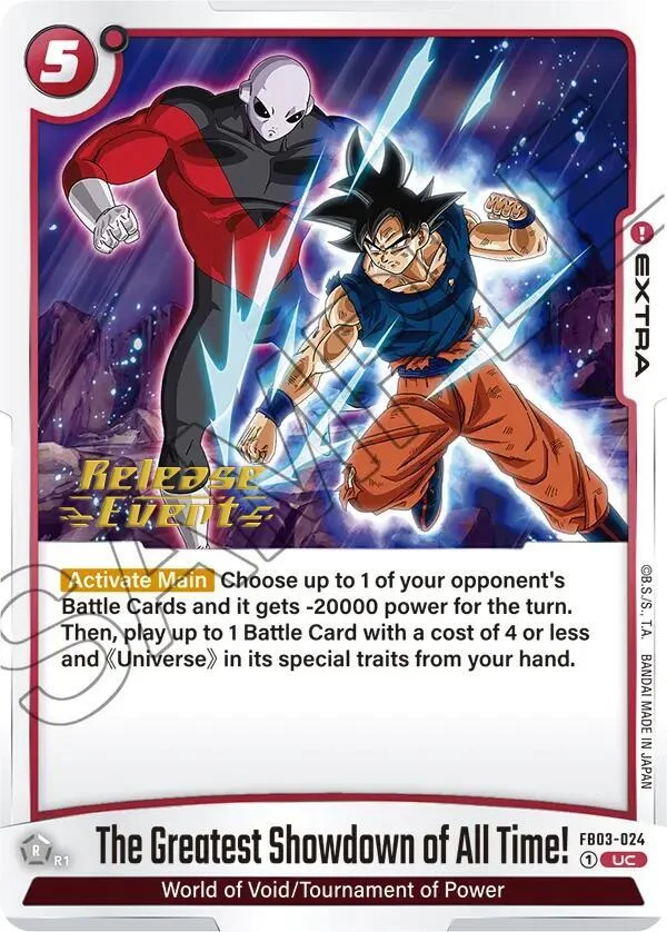 The Greatest Showdown of All Time!, Raging Roar Release Event Cards FB03-024
