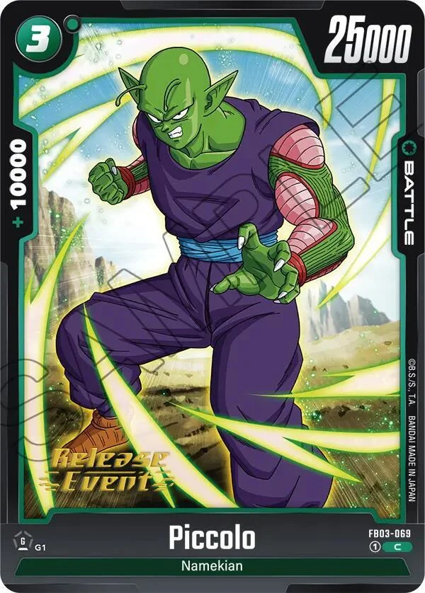 Piccolo, Raging Roar Release Event Cards FB03-069