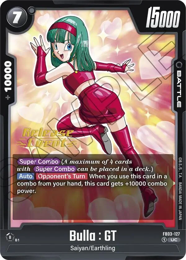Bulla : GT, Raging Roar Release Event Cards FB03-127