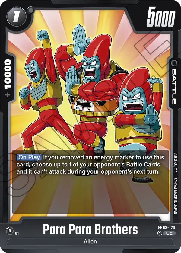 Para Para Brothers, Raging Roar FB03-123