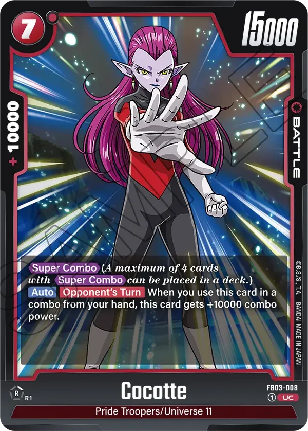 Cocotte, Raging Roar FB03-008