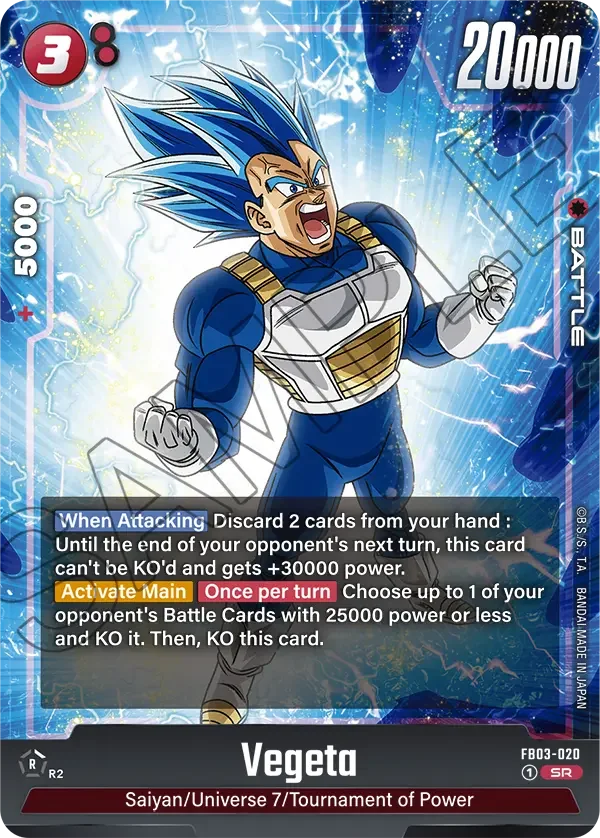 Vegeta, Raging Roar FB03-020