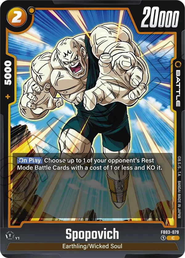 Spopovich, Raging Roar FB03-079