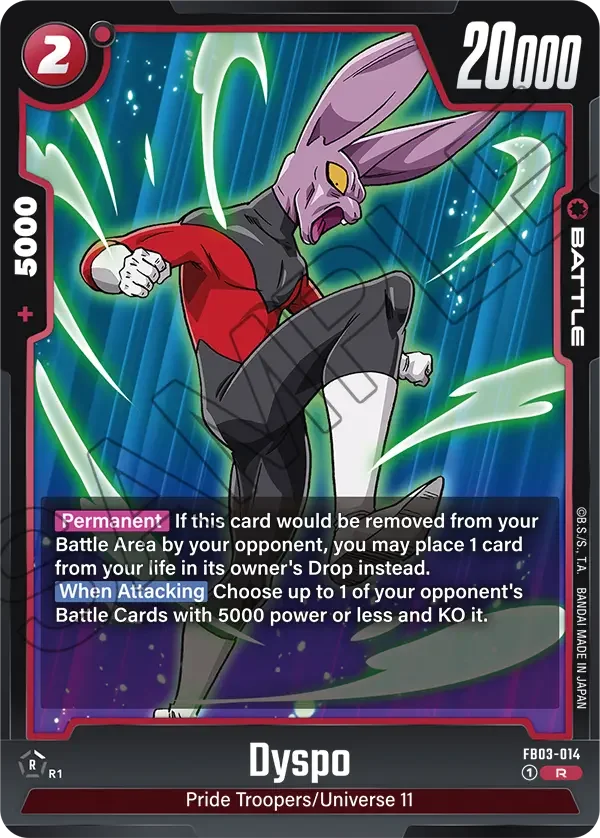 Dyspo, Raging Roar FB03-014