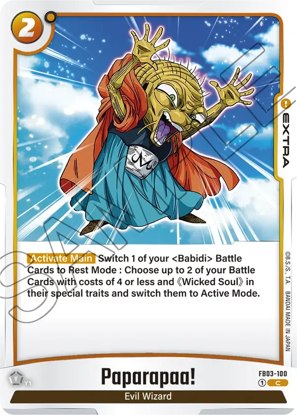 Paparapaa!, Raging Roar FB03-100