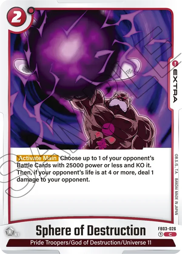 Sphere of Destruction, Raging Roar FB03-026