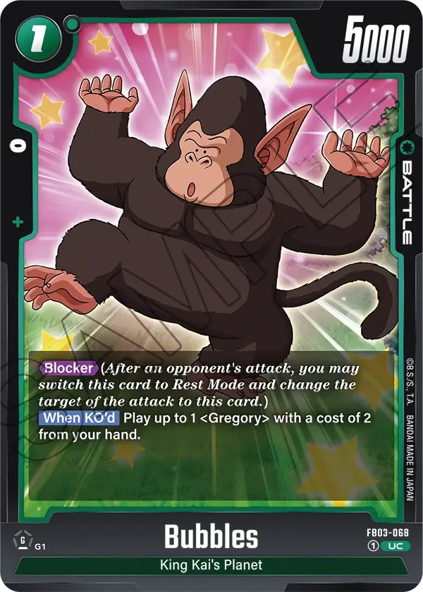 Bubbles, Raging Roar FB03-068
