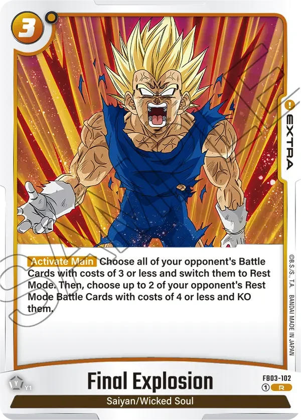 Final Explosion, Raging Roar FB03-102