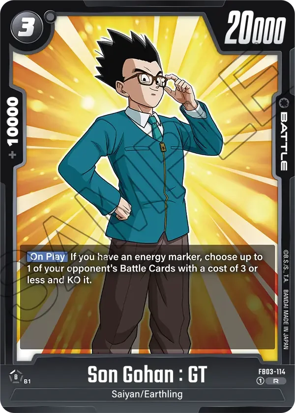 Son Gohan : GT, Raging Roar FB03-114