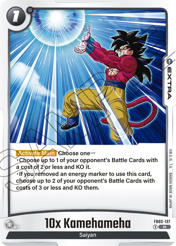 10x Kamehameha, Raging Roar FB03-137
