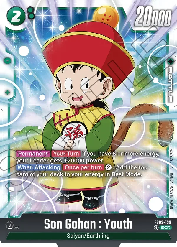 Son Gohan : Youth, Raging Roar FB03-139