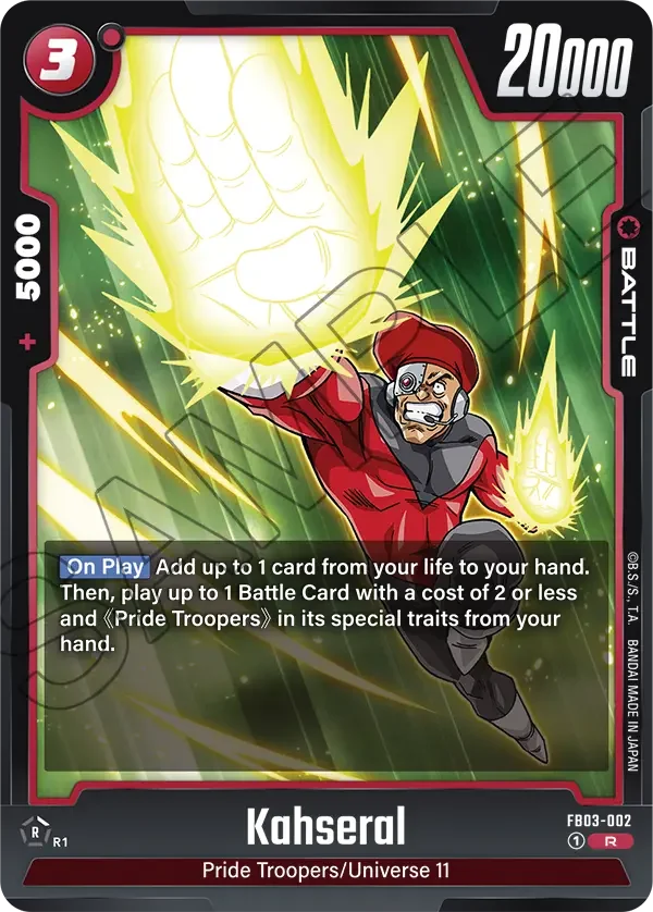 Kahseral, Raging Roar FB03-002