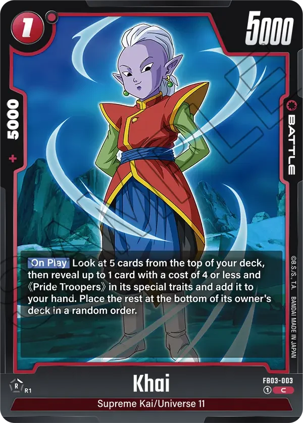 Khai, Raging Roar FB03-003