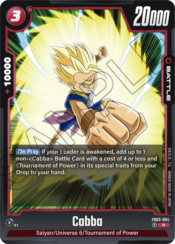 Cabba, Raging Roar FB03-004