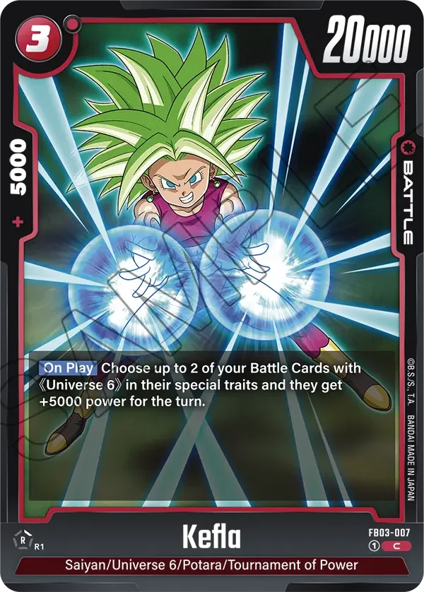 Kefla, Raging Roar FB03-007