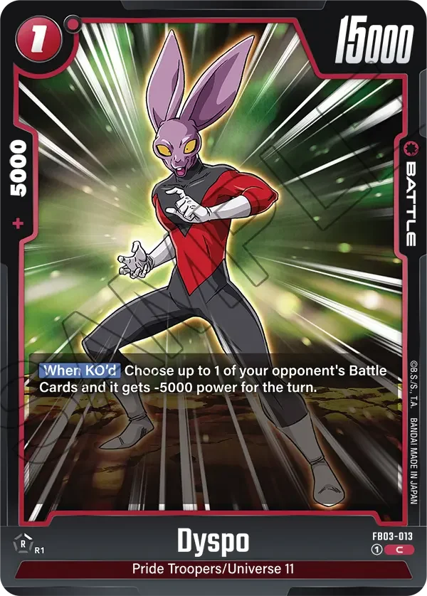 Dyspo, Raging Roar FB03-013