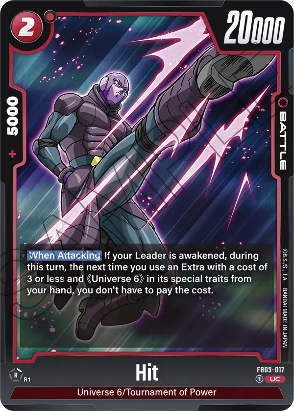 Hit, Raging Roar FB03-017