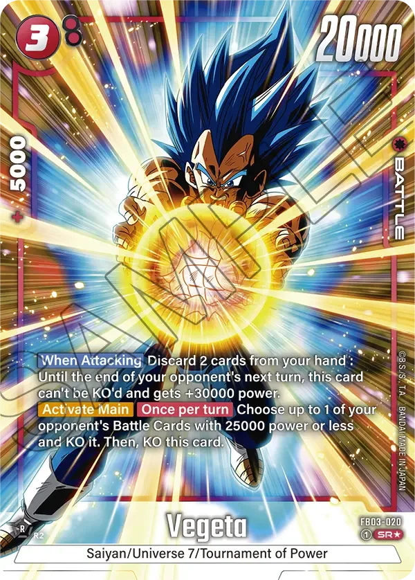 Vegeta, Raging Roar FB03-020