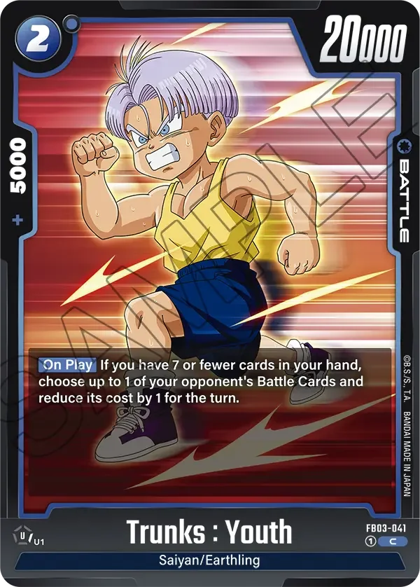 Trunks : Youth, Raging Roar FB03-041