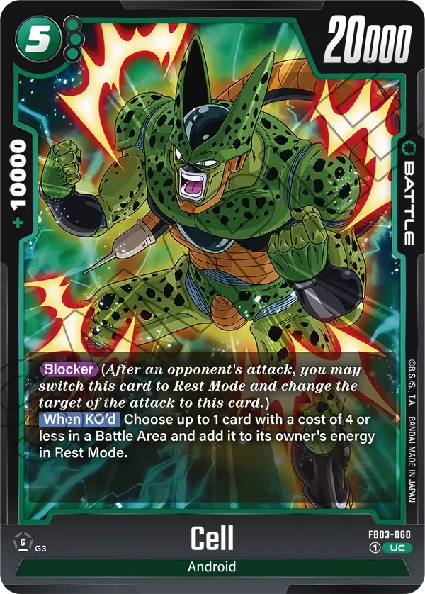 Cell, Raging Roar FB03-060