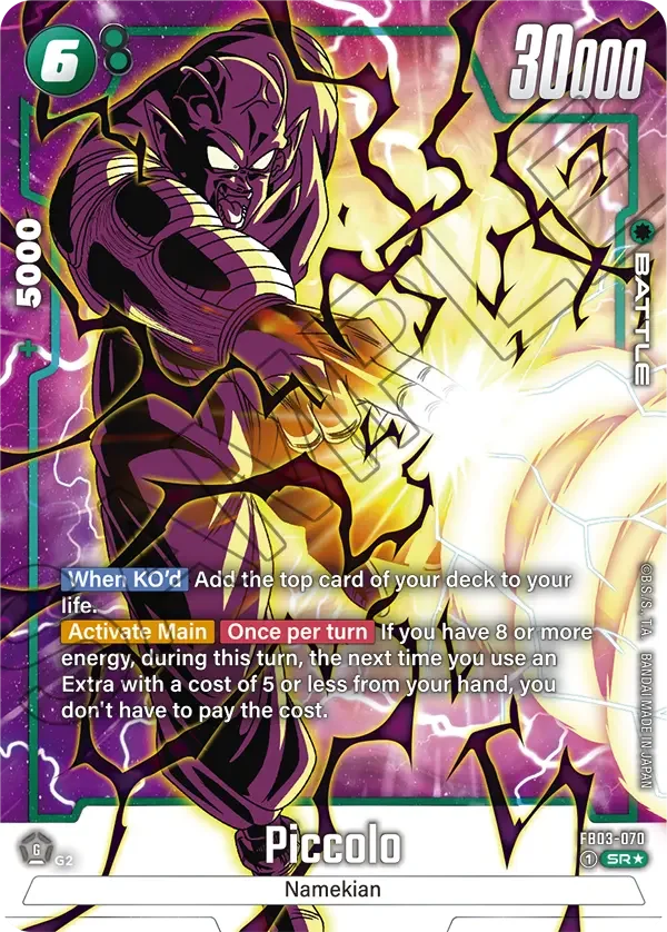 Piccolo, Raging Roar FB03-070