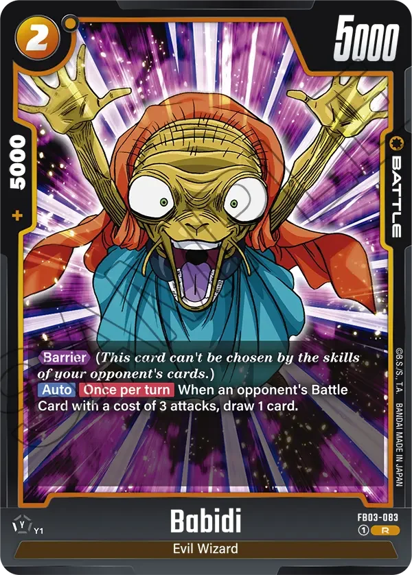Babidi, Raging Roar FB03-083