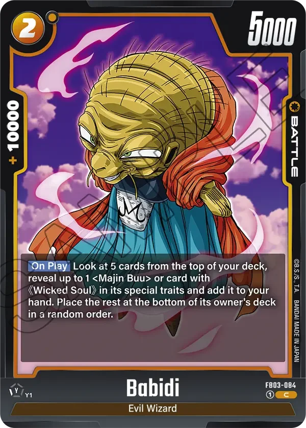 Babidi, Raging Roar FB03-084