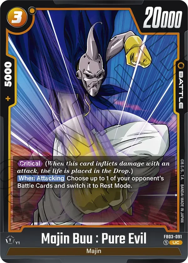 Majin Buu : Pure Evil, Raging Roar FB03-091