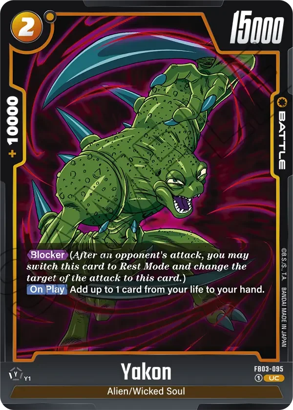 Yakon, Raging Roar FB03-095