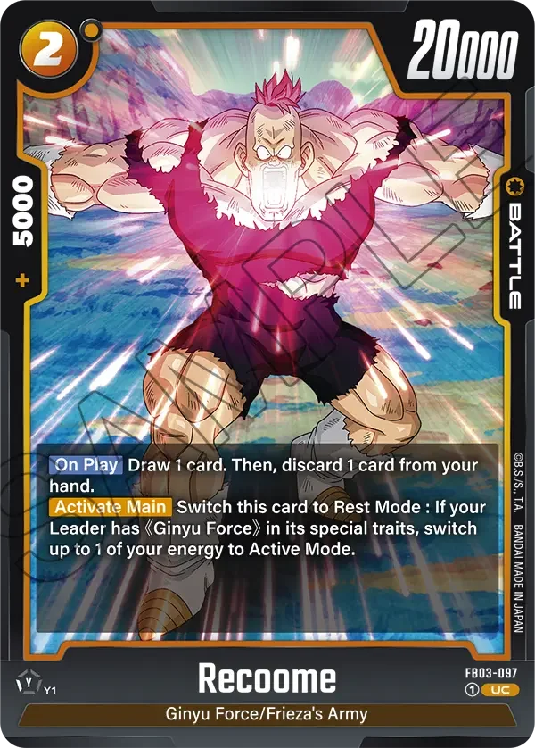 Recoome, Raging Roar FB03-097