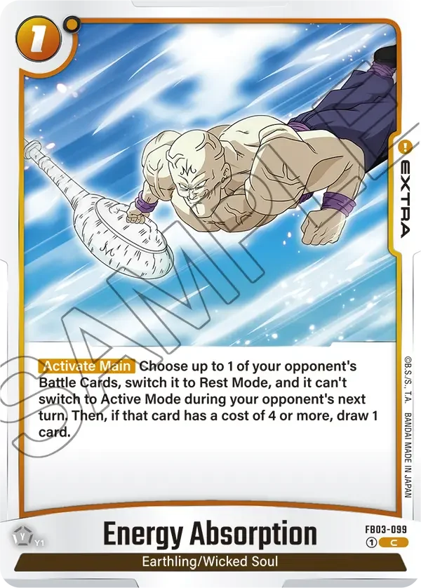Energy Absorption, Raging Roar FB03-099