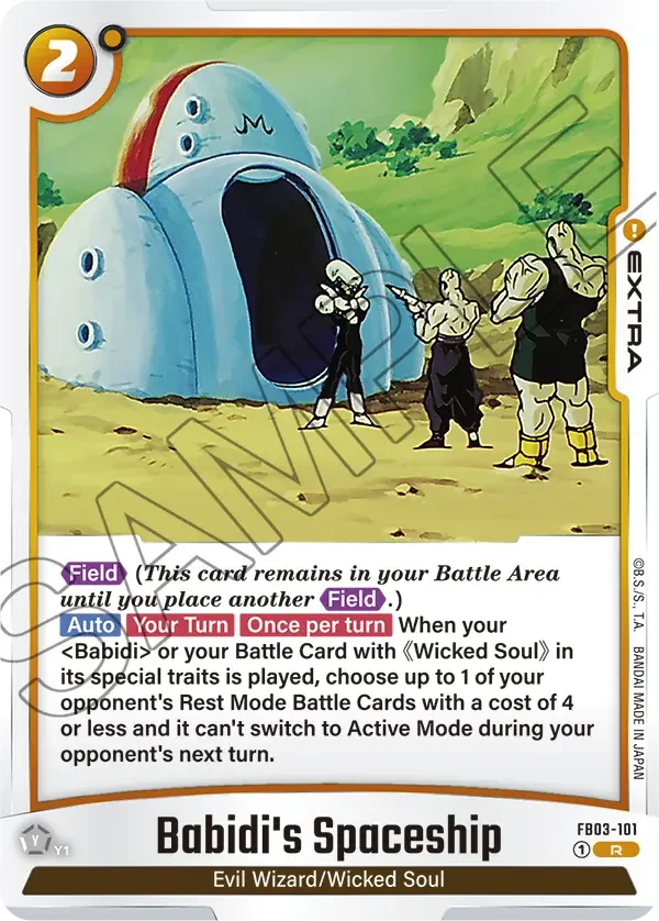 Babidi's Spaceship, Raging Roar FB03-101