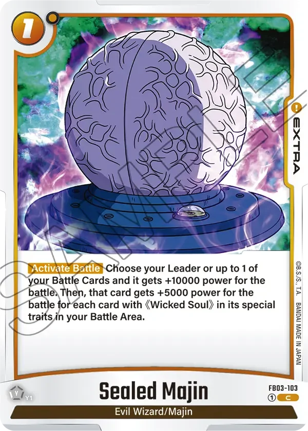 Sealed Majin, Raging Roar FB03-103